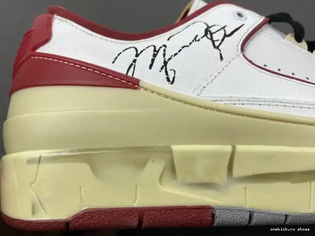 Rep Jordan Retro Low Red DJ4375-106 SP 2 Off-White White 0327